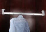 德国凯顿 加厚衣柜挂衣杆 LED衣通杆 LED灯感应衣柜杆橱柜杆