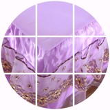 单件 公主风欧式床单床笠2米防尘套高档刺绣紫色蕾丝花边床裙床罩