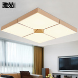 创意个性led吸顶灯正方形客厅卧室现代简约大气水晶灯具