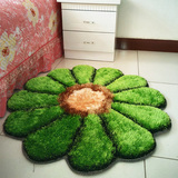 特价 3D立体玫瑰花太阳花客厅茶几卧室床边沙发地垫欧式圆形地毯