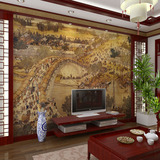 无缝大型壁画中式壁纸墙布 客厅 电视背景墙纸餐厅 清明上河图