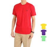 美国代购Polo Ralph Lauren男士经典纯色圆领短袖T恤打底衫 正品