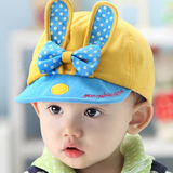 春季韩版婴儿帽子儿童帽子6-12个月鸭舌帽春秋帽男女宝宝帽子春夏