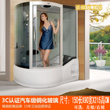 多尺寸L型110-170长淋浴房浴缸双用整体浴室淋浴房 沐浴桑拿房