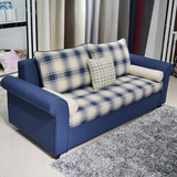 现代宜家小户型客厅简约多功能布艺折叠可拆洗沙发沙发床特价包邮