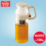 日本怡万家原装玻璃水壶大容量凉水壶可过滤茶壶水杯果汁壶耐热