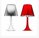现代时尚透明彩色酒杯台灯创意卧室床头书桌办公室亚克力装饰灯具