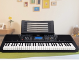 61键成人电子琴 钢琴键 儿童入门初学白色黑色电子琴