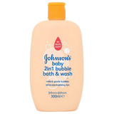 Johnson强生婴儿柔泡型洗发沐浴露2合1泡泡浴300毫升澳洲代购包邮