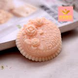 韩国新品！食品级软硅胶花型DIY手工皂模具蛋糕模具韩国小皂模