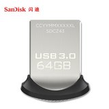 Sandisk闪迪 CZ43创意U盘 高速USB3.0 64G存储U盘 64GB迷你U盘