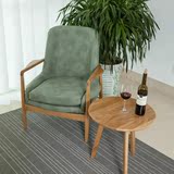 实木沙发椅单人双人布艺组合休闲白橡木日式简约现代宜家客厅沙发