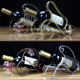 包邮 红酒架创意时尚欧式酒架子 复古铁艺葡萄酒瓶架 装饰摆件