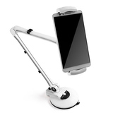 Zscase手机支架铝合金苹果6S ipad平板桌面床头车载吸盘懒人支架