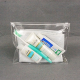 旅行防水便携PVC透明拉链袋洗漱用品整理袋  旅游湿毛巾收纳包