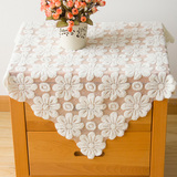 镂空欧式蕾丝桌布长方形圆桌正方形台布茶几布艺客厅餐桌布床头柜