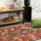 印度进口Kilim土耳其民族风复古几何北欧现代宜家地毯地垫挂毯
