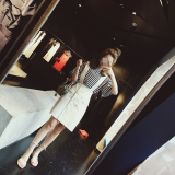 【天天特价】背带裙女韩版学院风吊带短裙纯色开叉包臀A字半身裙