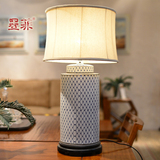 中国风台灯 新古典青花瓷现代简约创意卧室床头陶瓷家居装饰灯具