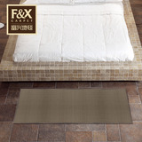 富兴地毯 美式客厅茶几毯卧室床前毯纯色定制加厚短毛