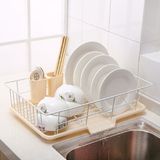 厨房置物架塑料碗碟架沥水架碗柜收纳架金属大号碗碟架沥水碗架