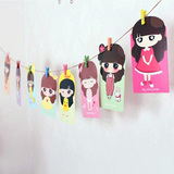 5寸6寸韩式卡通小希挂墙相框 悬挂式照片墙创意家居装饰女孩可爱