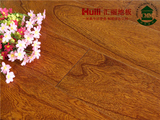 汇丽地板实木复合地板多层实木复合榆木仿古浮雕地板地暖首选