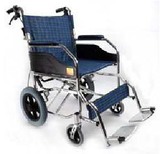 轮椅863LABJ-12 老年人轮椅车铝合金免充气折叠轻便带手刹 包邮