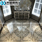 微晶石拼花  客厅地板砖 大理石瓷砖中欧式拼图简欧瓷砖背景墙800