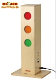 荷兰educo儿童场景玩具 红绿灯玩具交通信号灯 路标交通指示灯/牌