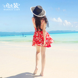 2016夏新款欧美红色裙子无袖海边度假沙滩短裙修身露背雪纺连衣裙
