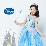 万圣节儿童服装迪士尼灰姑娘cos扮演公主裙幼儿化妆舞会女童演出