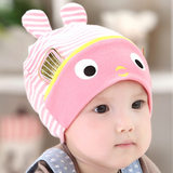 婴儿帽子男女宝宝帽子胎帽0-3-6-12个月新生儿纯棉宝宝套头帽春秋