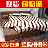 软包布艺床简约现代双人床1.8米布艺软床榻榻米床可拆洗布床定制