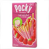 日本 固力果 Pocky百奇 心形百味圈草莓味巧克力饼干棒57.6g/0466