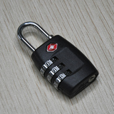 正品出差旅游用品 美国TSA海关密码锁拉杆箱包挂锁扣位锁三码钥匙
