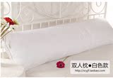 超值保健不变形双人长枕芯1.5米缎纹纯棉真空夫妻床上枕头芯 包邮