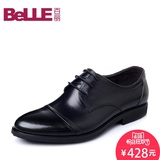 Belle/百丽春季新款专柜同款牛皮商务绅士男单鞋3NG01AM5
