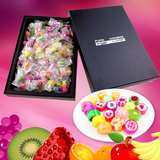 进口韩国水果糖切片糖果礼盒生日闺蜜朋友情人节礼物创意休闲零食