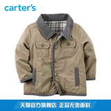 Carter's1件式茶褐色长袖上衣外套夹克全棉男宝宝婴儿童装127G049