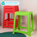 茶花塑料凳子家用加厚餐凳方凳板凳折叠凳高凳餐桌凳时尚塑料椅子