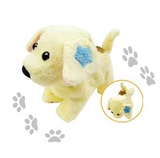 日本SEGA世嘉仿真声控毛绒小狗 电动宠物玩具 智能会走路动作狗狗