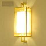 新中式铁艺壁灯宜家客厅卧室镜前灯现代简约酒店过道楼梯墙壁灯具