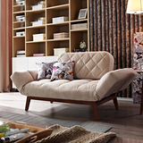 北欧实木沙发床可折叠小户型多功能宜家沙发床书房客厅单人沙发床