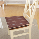 美式简约乡村田园家用海绵餐椅垫方形梯形椅垫坐垫座垫方垫