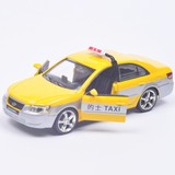 北京现代出租车汽车模型 声光合金仿真回力车 玩具 彩珀 1：32
