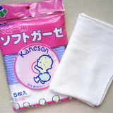 出口日本质量超好 婴儿纱布巾新生儿口水巾外贸原单毛巾5根