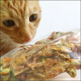 猫零食鸡肉缠小鱼干100g训练宠物零食布偶狸花猫零食成猫幼猫食品