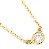 日本代购Tiffany蒂芙尼钻石锁骨链项链18K金高档12分情人节礼物