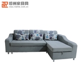 郑州家具网 多功能布艺沙发简约小户型客厅可储物可变床沙发床